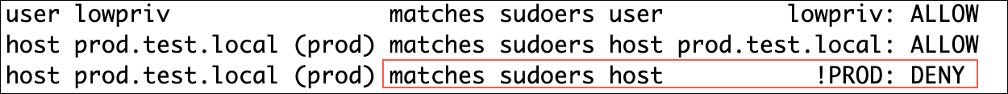 sudo conf debugging