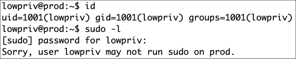 sudo list option