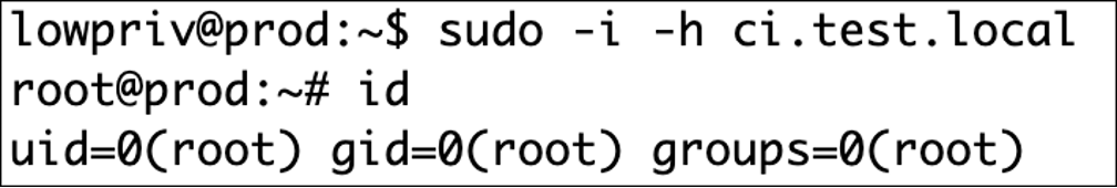 sudo test server